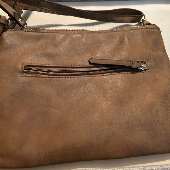 Jessica Simpson Cross Body purple Burnt Orange Brown Fall Colors - Picture 4 of 9